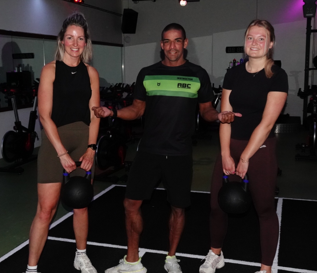 Krachttraining zone bij ABC Fitness