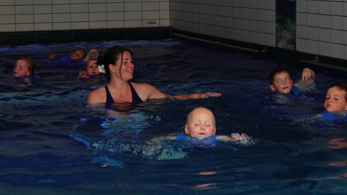 Zwemles in het zwembad van ABC Fitness Elburg
